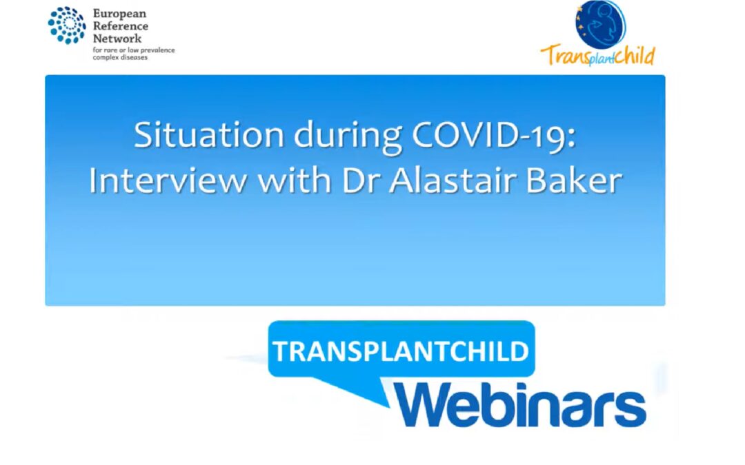 Situation during COVID-19: Interview with Dr Alastair Baker